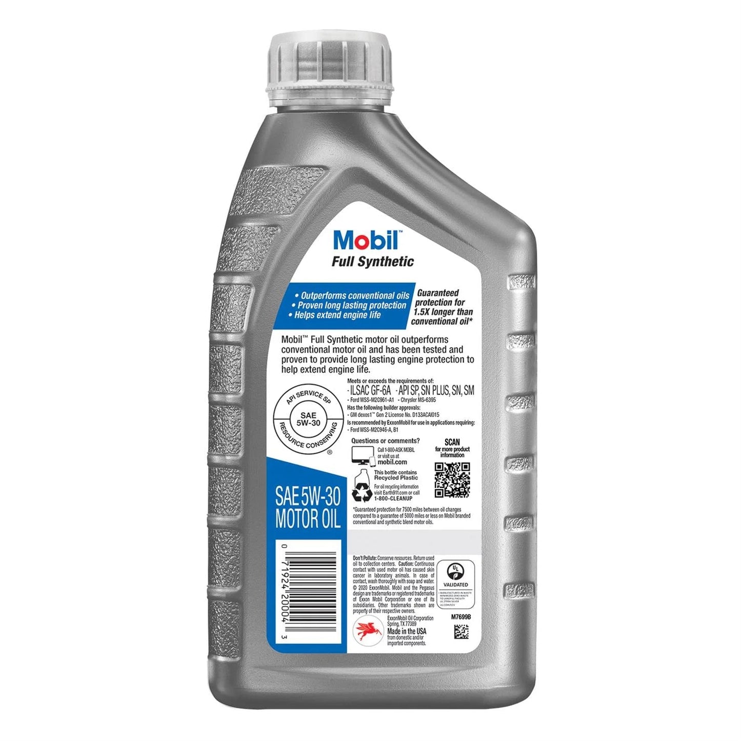 Full Synthetic Motor Oil 5W-30, 1 Quart, Case of 6