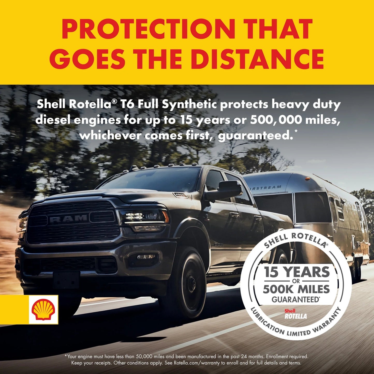 (3 Pack) Shell T6 Full Synthetic 15W-40 Motor Oil, 1 Gallon (3 Pack)