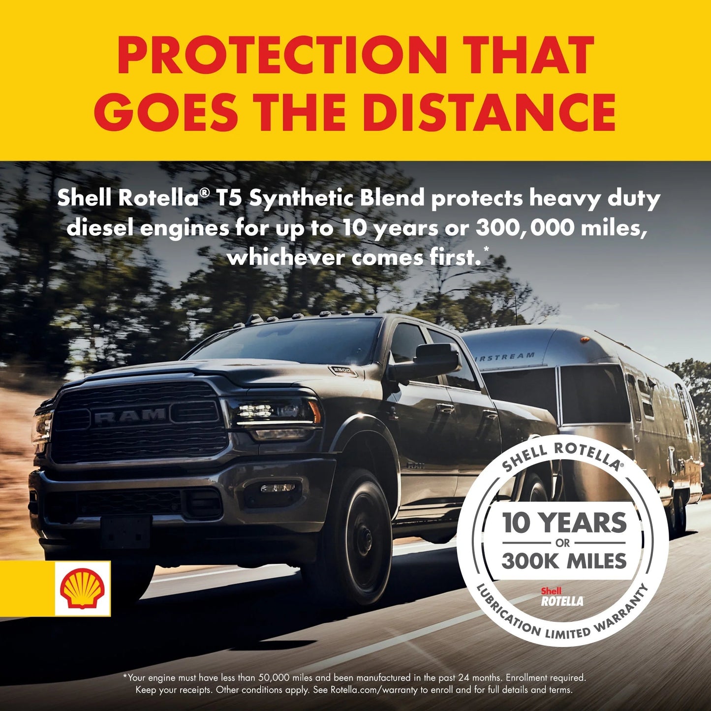 Shell T5 Synthetic Blend 15W-40 Diesel Engine Oil, 2.5 Gallon