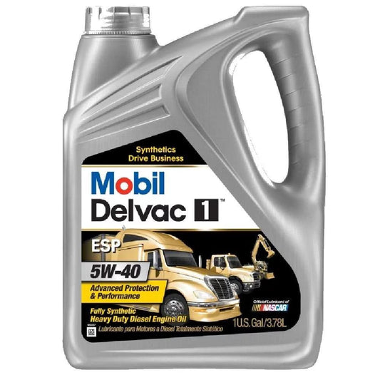 1 112825 Delvac 1 Gallon 1 ESP 5W-40 Full Synthetic Motor Oil