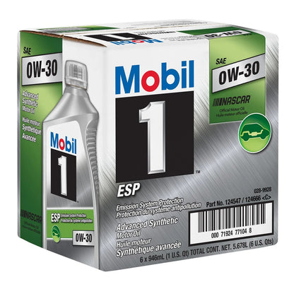 ESP Full Synthetic Motor Oil 0W-30, 1 Quart, Case of 6