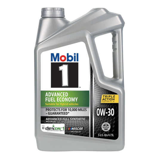 (3 Pack)  Advanced Fuel Economy Full Synthetic Motor Oil 0W-30, 5 Quart (Pack of 3)
