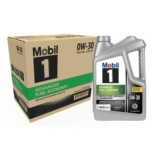 (3 Pack)  Advanced Fuel Economy Full Synthetic Motor Oil 0W-30, 5 Quart (Pack of 3)