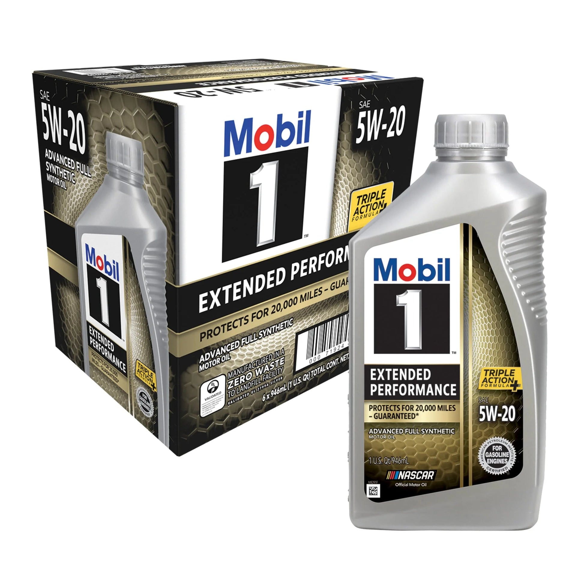 Extended Performance Full Synthetic Motor Oil 5W-20, 1 Quart