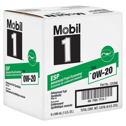 ESP X2 Full Synthetic Motor Oil 0W-20, 1 Quart, Case of 6