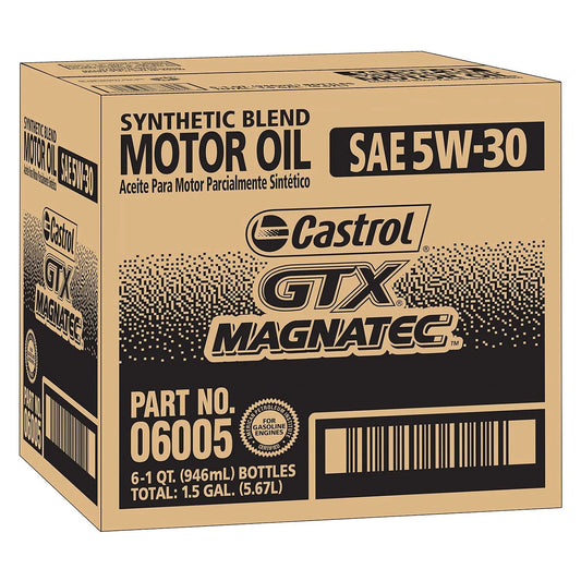 GTX MAGNATEC 5W-30 Full Synthetic Motor Oil (1 Qt. Bottles, 6 Pk.)