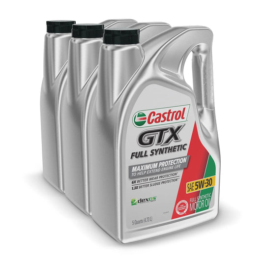 GTX Full Synthetic 5W-30 Motor Oil, 5 Quarts, Case of 3