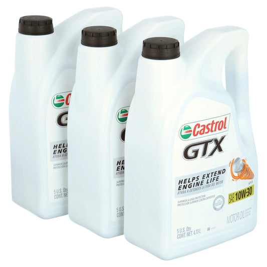 GTX 10W-30 Conventional Motor Oil 5 Quarts, Case of 3