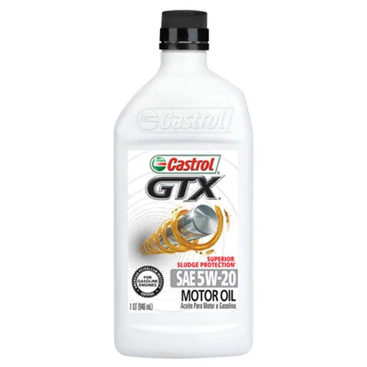06140 1 Quart- Castrol 5W20 GTX Motor Oil- Pack of 6