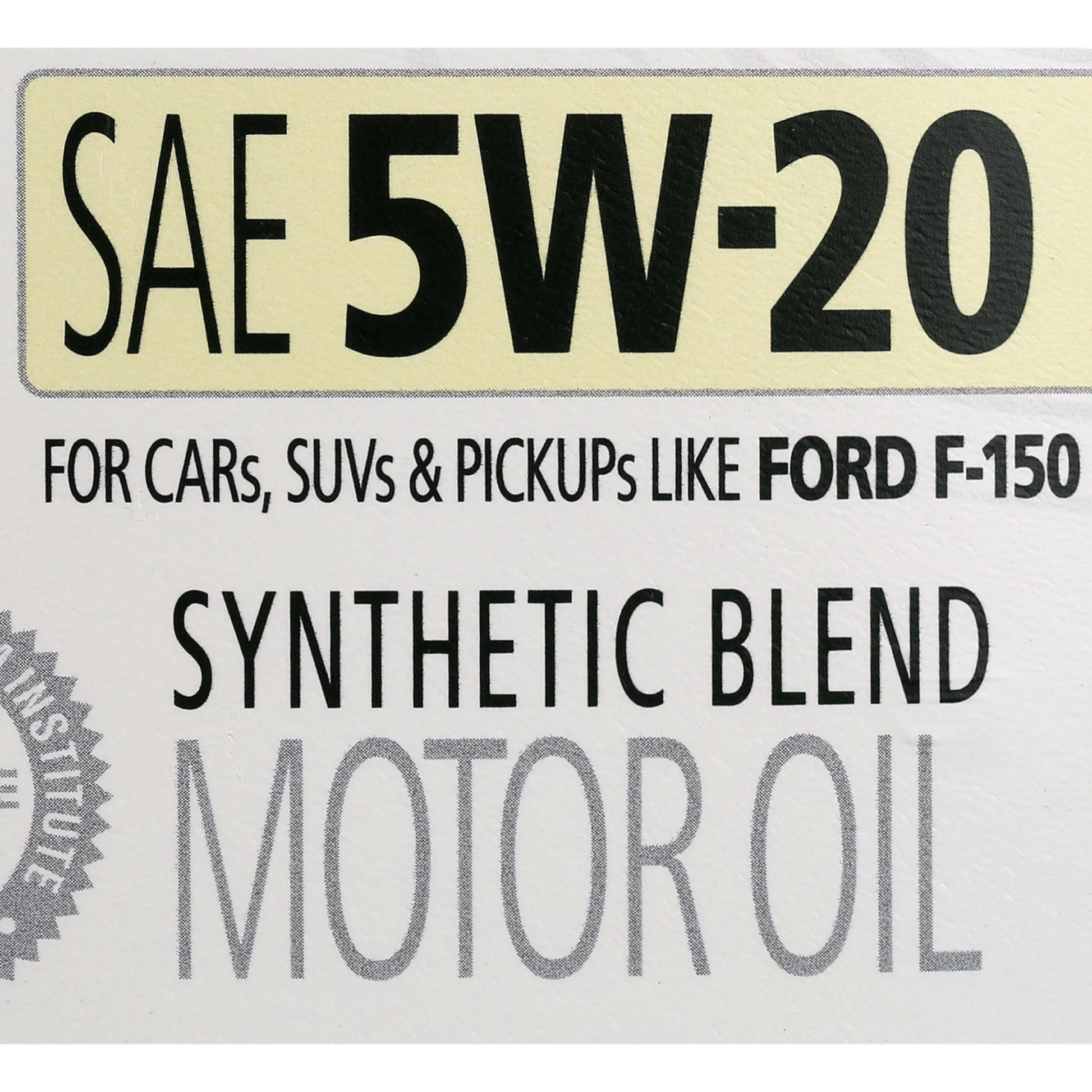 GTX Ultraclean 5W-20 Synthetic Blend Motor Oil, 5 Quarts, Case of 3