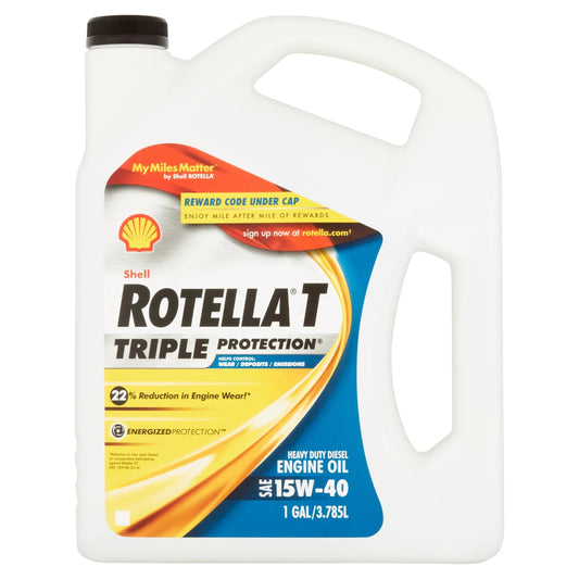 T Triple Protection Heavy Duty Diesel Motor Oil 15W-40, 1 Gal