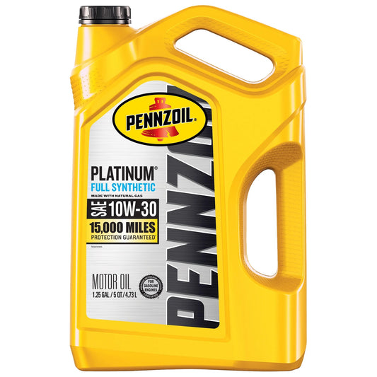 Platinum Full Synthetic 10W-30 Motor Oil, 5 Quart