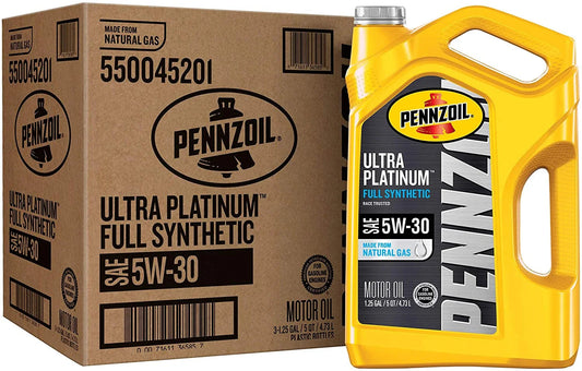 - 550045201-3PK Ultra Platinum Full Synthetic 5W-30 Motor Oil (5-Quart, Case of 3)