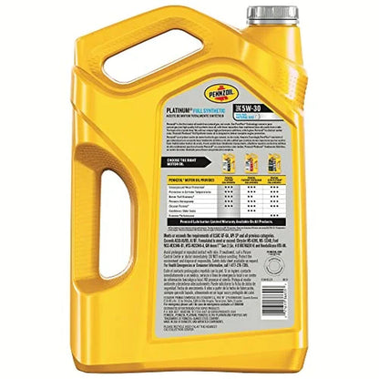 Platinum Full Synthetic 5W-30 Motor Oil (5-Quart, Single)