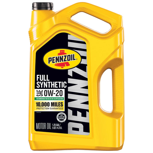 Full Synthetic 0W-20 Motor Oil, 5 Quart
