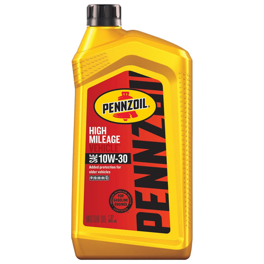 High Mileage 10W-30 Motor Oil, 1 Quart