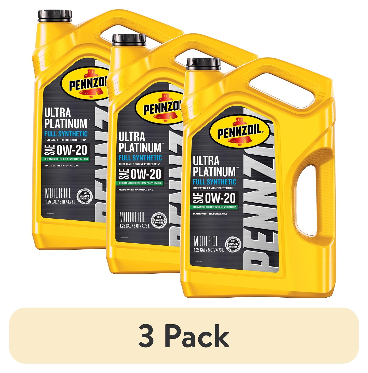 Ultra Platinum Full Synthetic 0W-20 Motor Oil, 5 Quart
