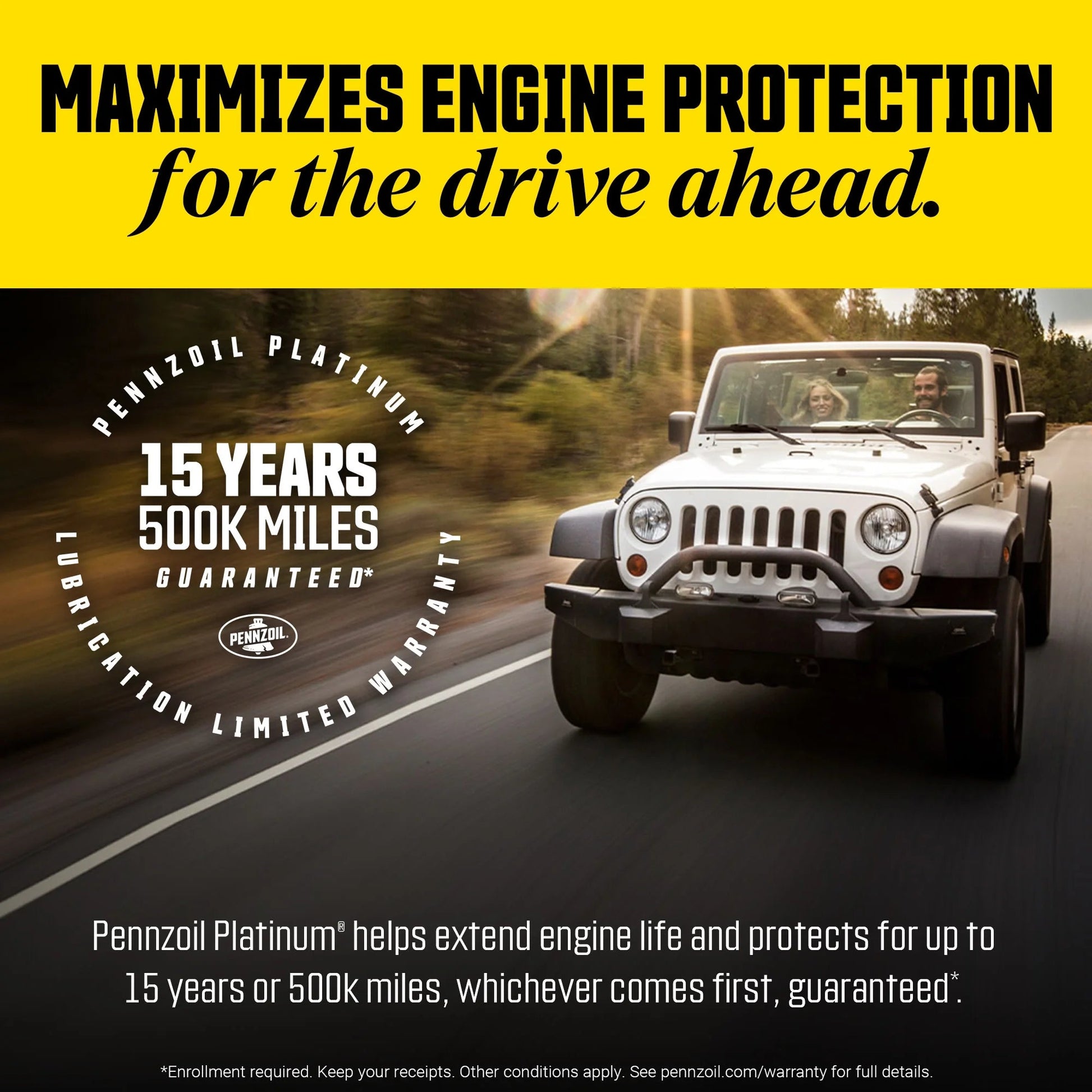 Platinum High Mileage Full Synthetic 0W-20 Motor Oil, 1 Quart