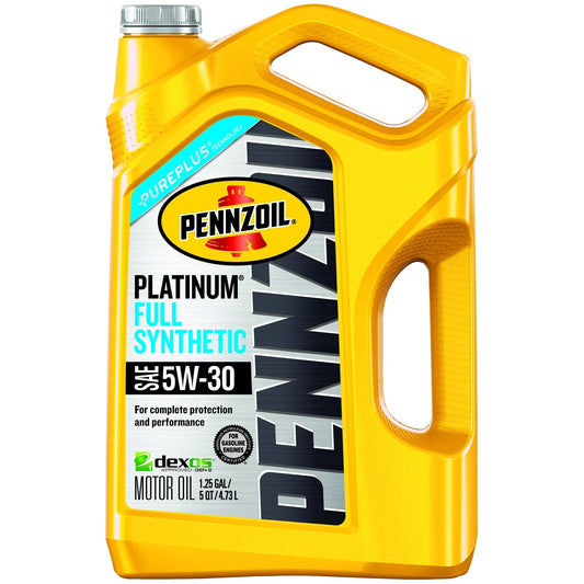 Platinum Full Synthetic Motor Oil, 5W-30, 5 Qt