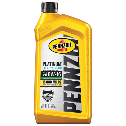 Platinum Full Synthetic 0W-16 Motor Oil, 1 Quart