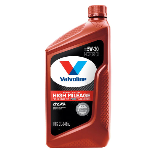 High Mileage Maxlife 5W-30 Synthetic Blend Motor Oil 1 QT